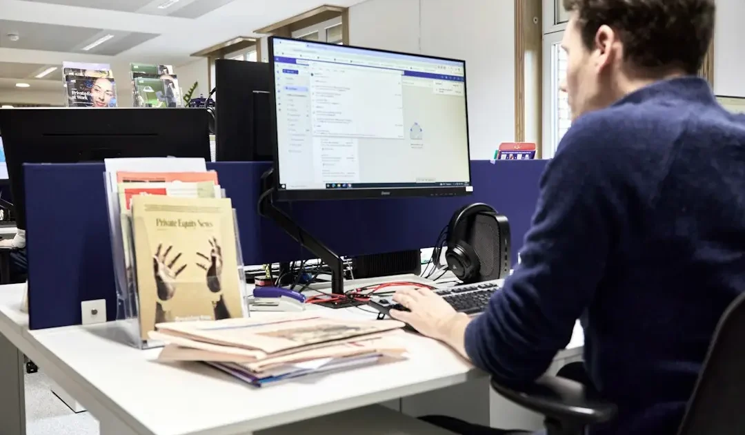 Obrázek ilustrující digitalizaci malé firmy