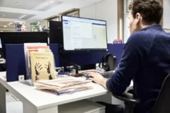 Firemní dashboard ukazující KPI a reporting